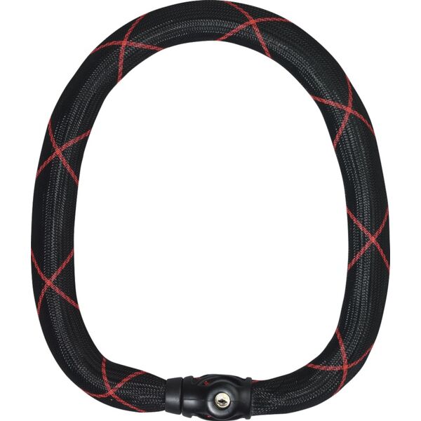 abus steel-o-chain ivy 9210 blocco a catena nero rosso 140 cm