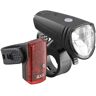 AXA Greenline 15+greenline 1 Led Light Set Rosso,Nero