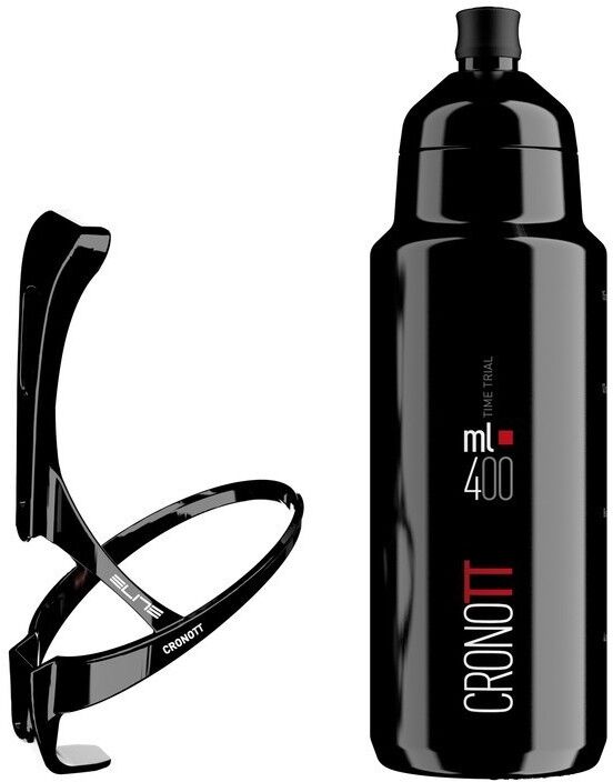 Elite Portaborraccia in carbonio + borraccia  CRONO TT PP66 Aerobottle Carbon