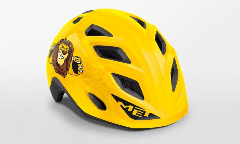 MET Casco bici bambino  ELFO 46-53 cm con luce di sicurezza