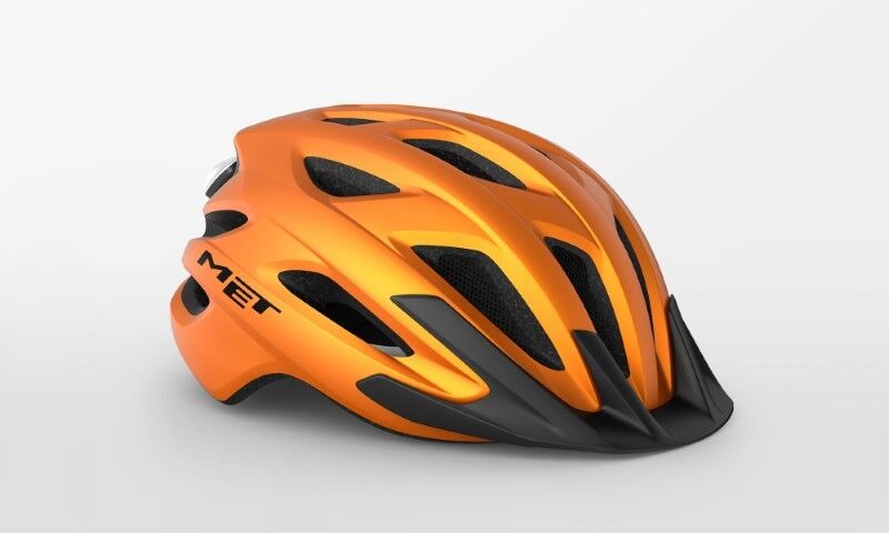 MET Casco bici  Crossover con luce LED di sicurezza 2024