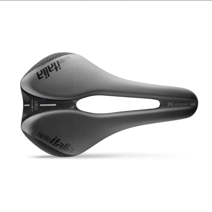 SELLE ITALIA Sella bici  Novus EVO Boost SuperFlow X-Cross TM L soft-tek grigia