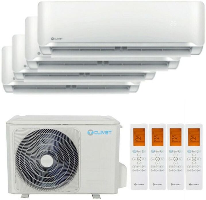 CLIVET Climatizzatore Quadri Split Clivet Essential II 9+9+9+9BTU Inverter R32