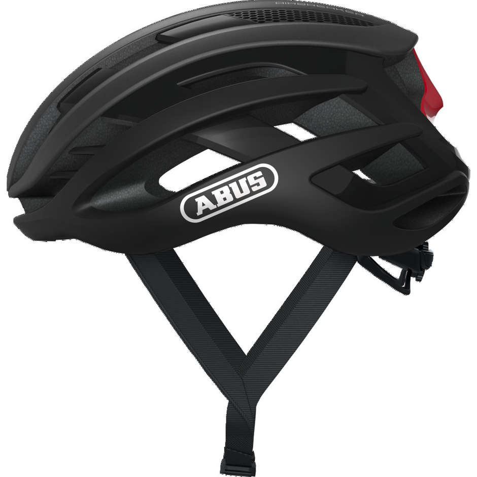 Casco Bici Abus Airbreaker Strada Nero lucido taglia L