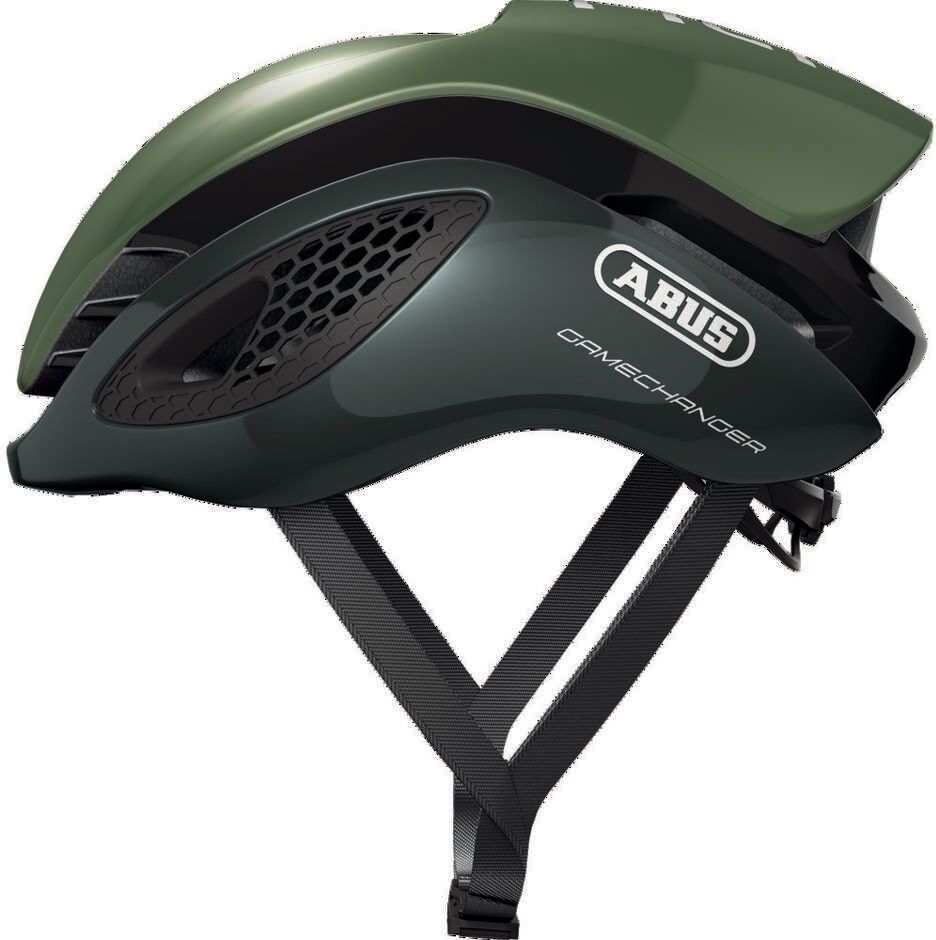 Abus Casco bici abus game changer professionistico verde oliva