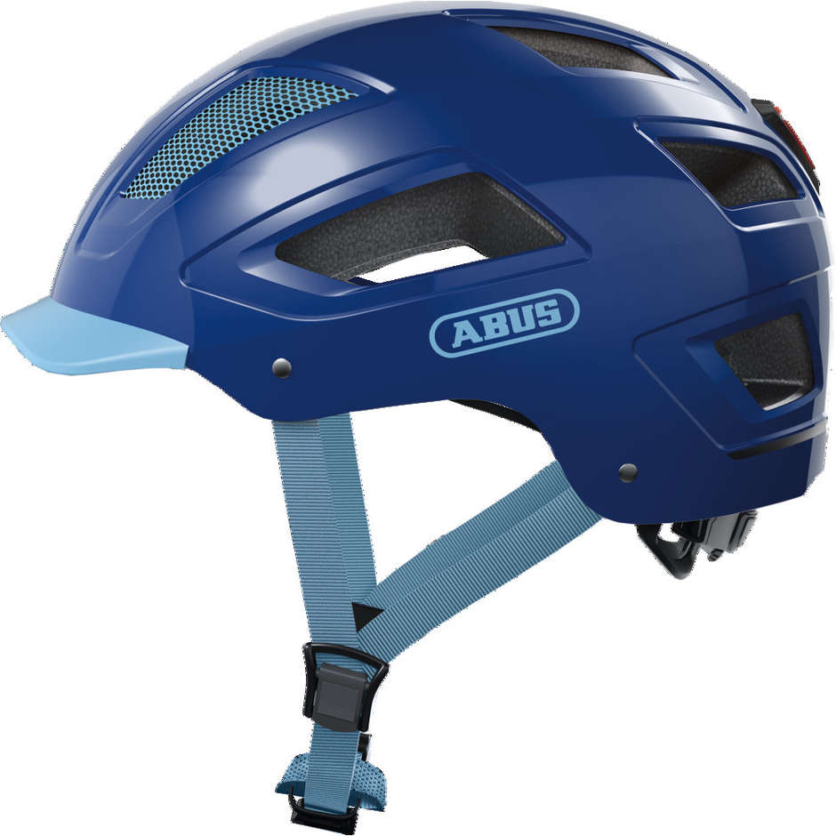 Casco Bici Abus Hyban 2.0 Urban Con Led Core Blu taglia L