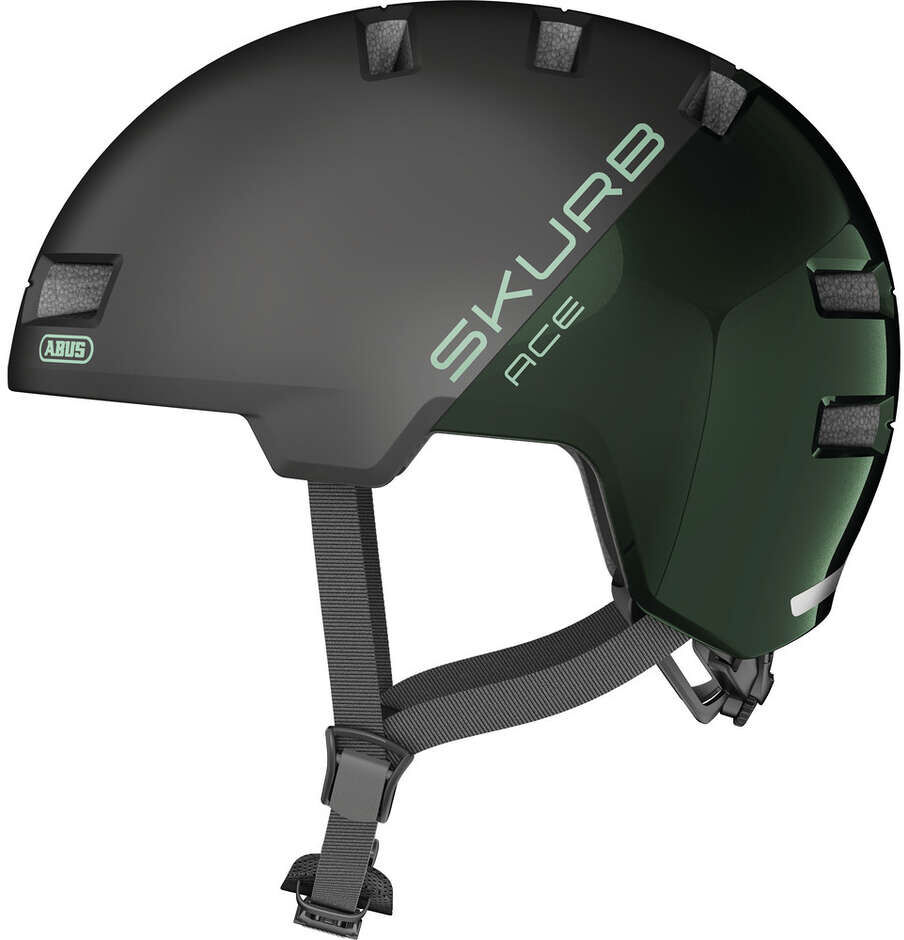 Casco Bici Abus Urban SKURB ACE Moss Green taglia L