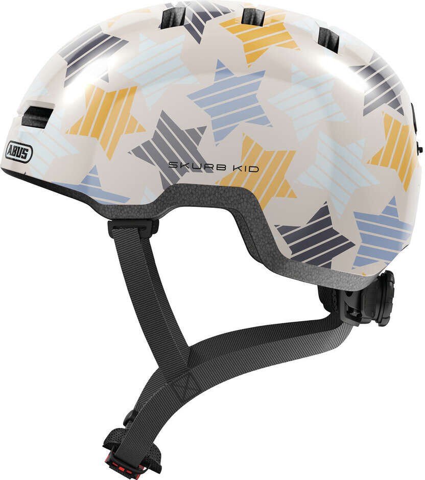 Casco Bici Bambino Abus SKURB KID Grey Stars taglia M