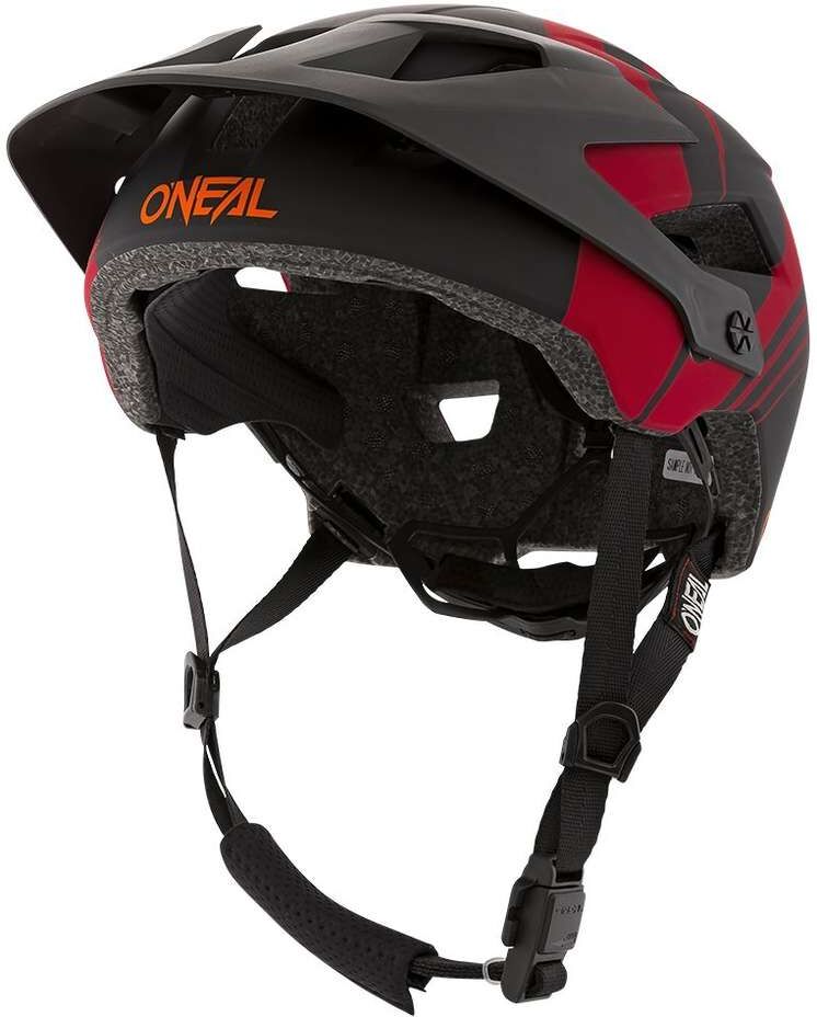 Casco Bici Oneal Mtb eBike Defender Nova Rosso Arancio Nero taglia S/M