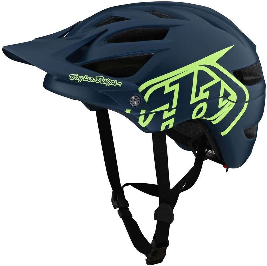 Casco Bici Troy Lee Designs A1 DRONE Marino Verde taglia XS