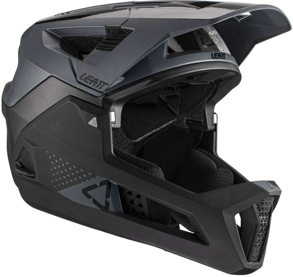 Casco Integrale Bici Mtb Enduro Leatt 4.0 V21.1 Black taglia S