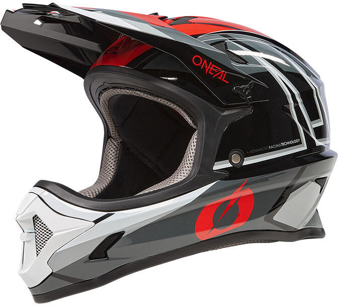 Casco Integrale Bici Oneal SONUS SPLIT V.23 Grigio Rosso taglia M