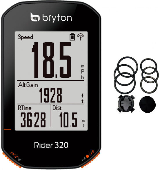 Bryton Rider 320E - ciclocomputer Black