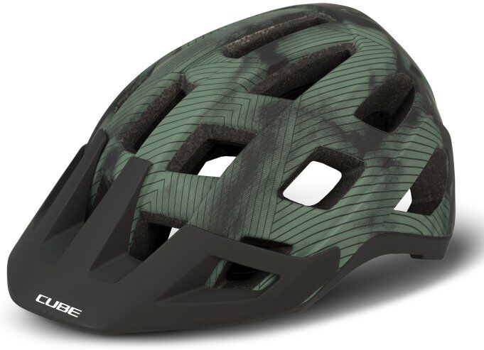 Cube Badger - casco da MTB Green M