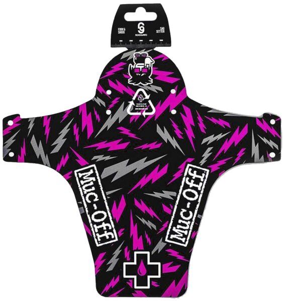 Muc-Off Front Ride Guard - parafango bici Pink/Black/Grey