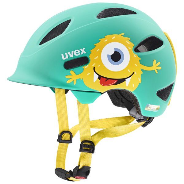 Uvex Oyo Style - casco bici - bambino Green/Yellow 50-54 cm