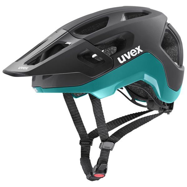 Uvex React - casco MTB Black/Green 17