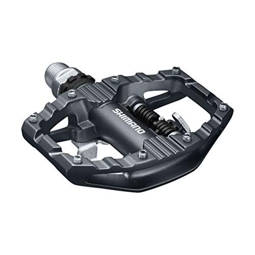 Shimano , EH-500 MTB/Gravel Pedal in Aluminium Dual SPD/FLAT Unisex adulto, Standard, 9/16 inches