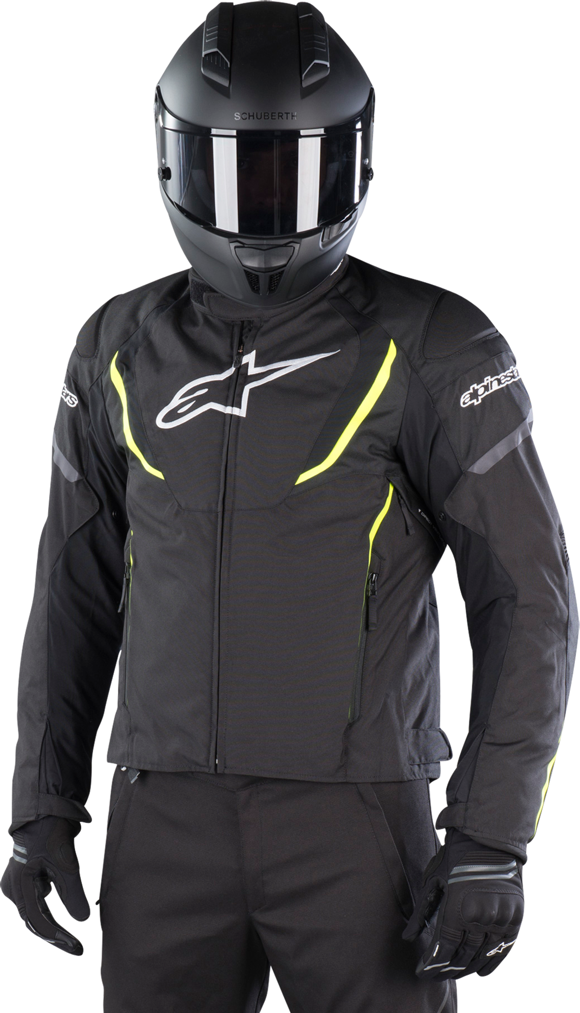 Alpinestars Giacca Moto  T-Jaws V3 Waterproof Nero-Giallo Fluo