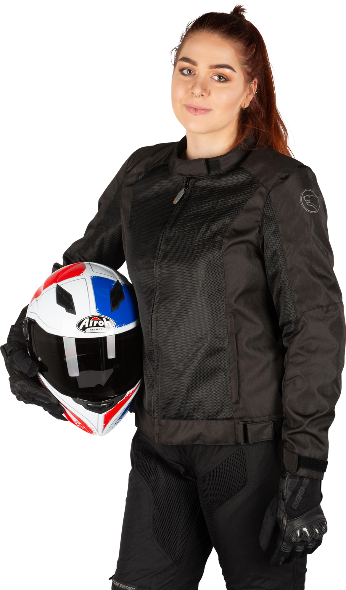 Bering Giacca Moto Donna  Riko Queen Nera