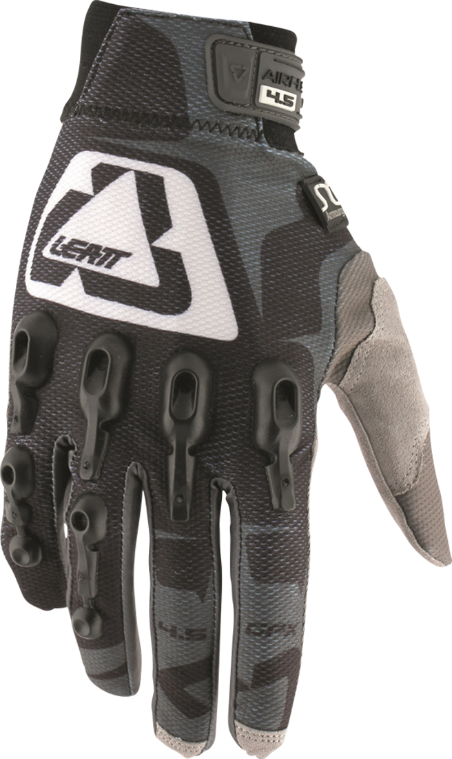 Leatt Guanti Cross  GPX 4.5 Lite Argento-Nero