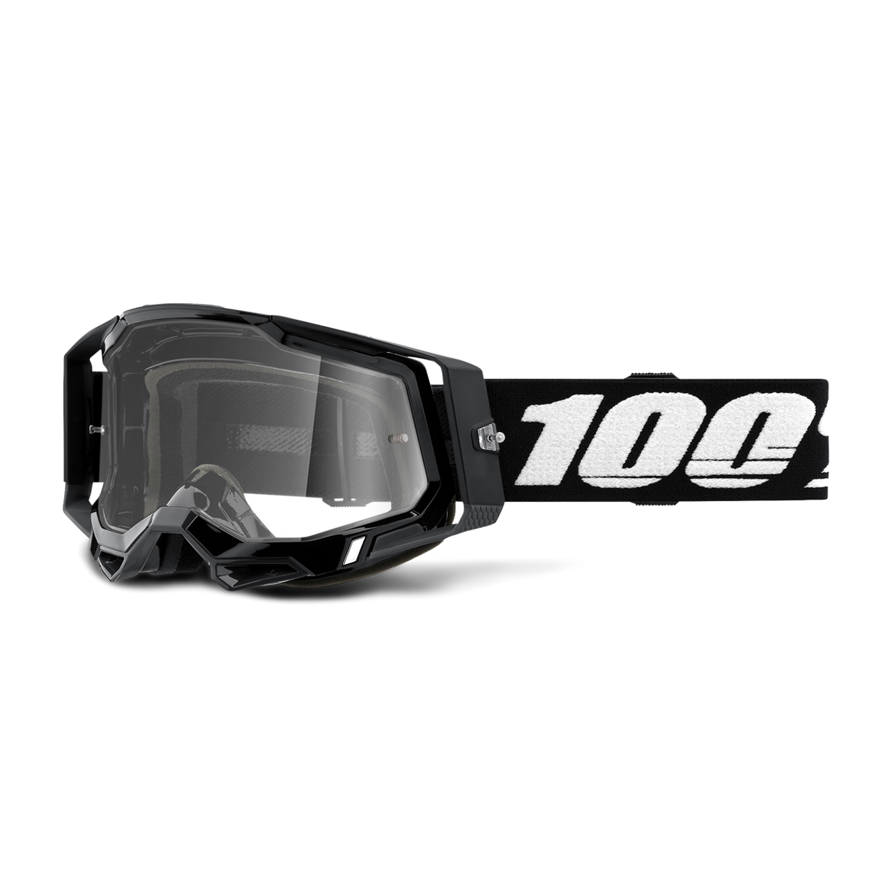 100% Maschera Cross  Racecraft 2 Nera