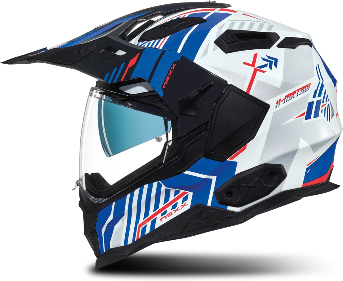 Nexx Casco Adventure  X.WED2 Wild Country Bianco-Blu