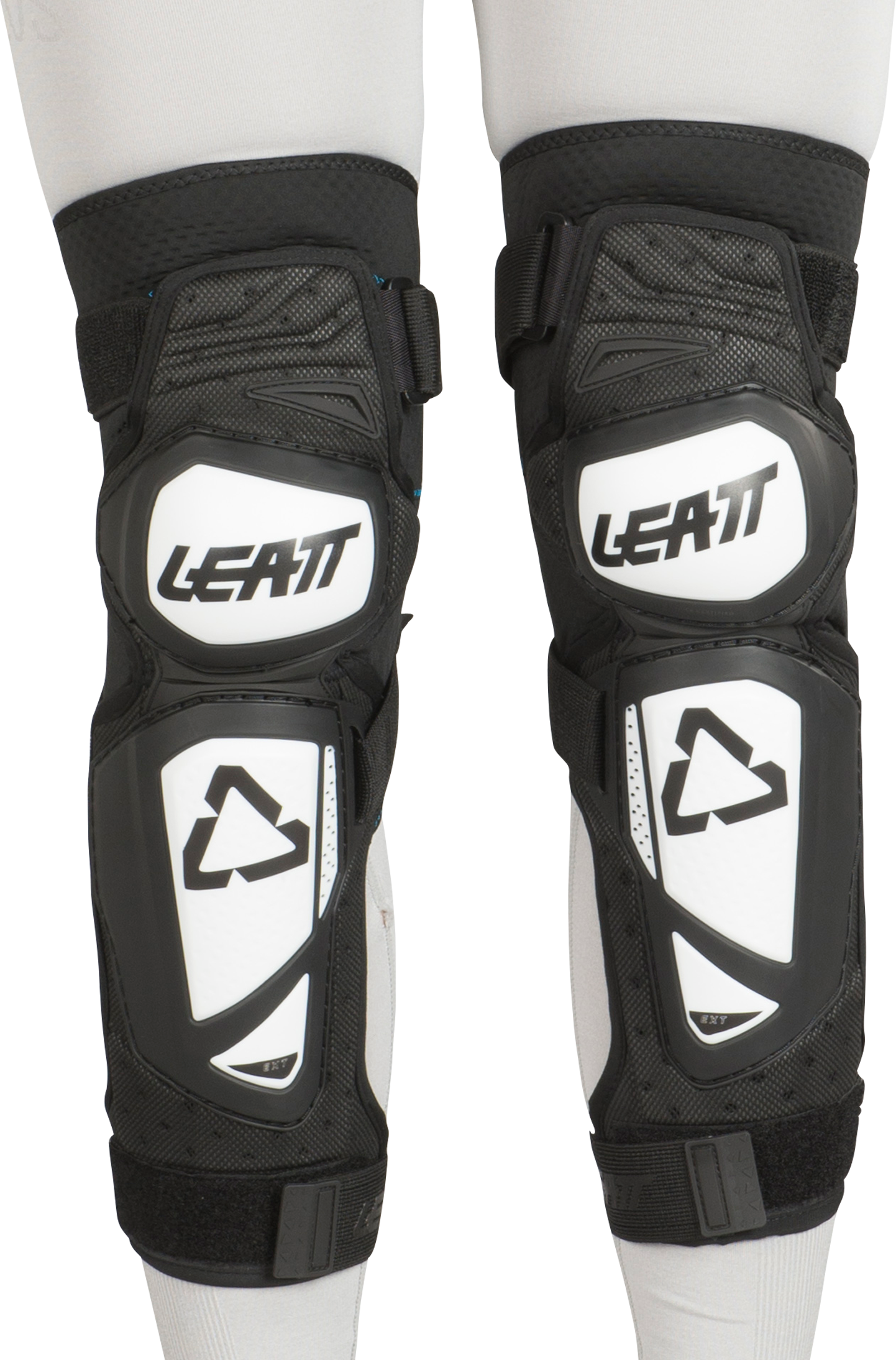 Leatt Ginocchiere Bambino  EXT Junior Bianco-Nero