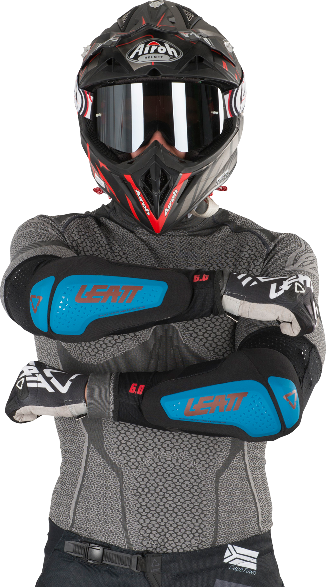 Leatt Gomitiere  3DF 6.0 Blu-Nero