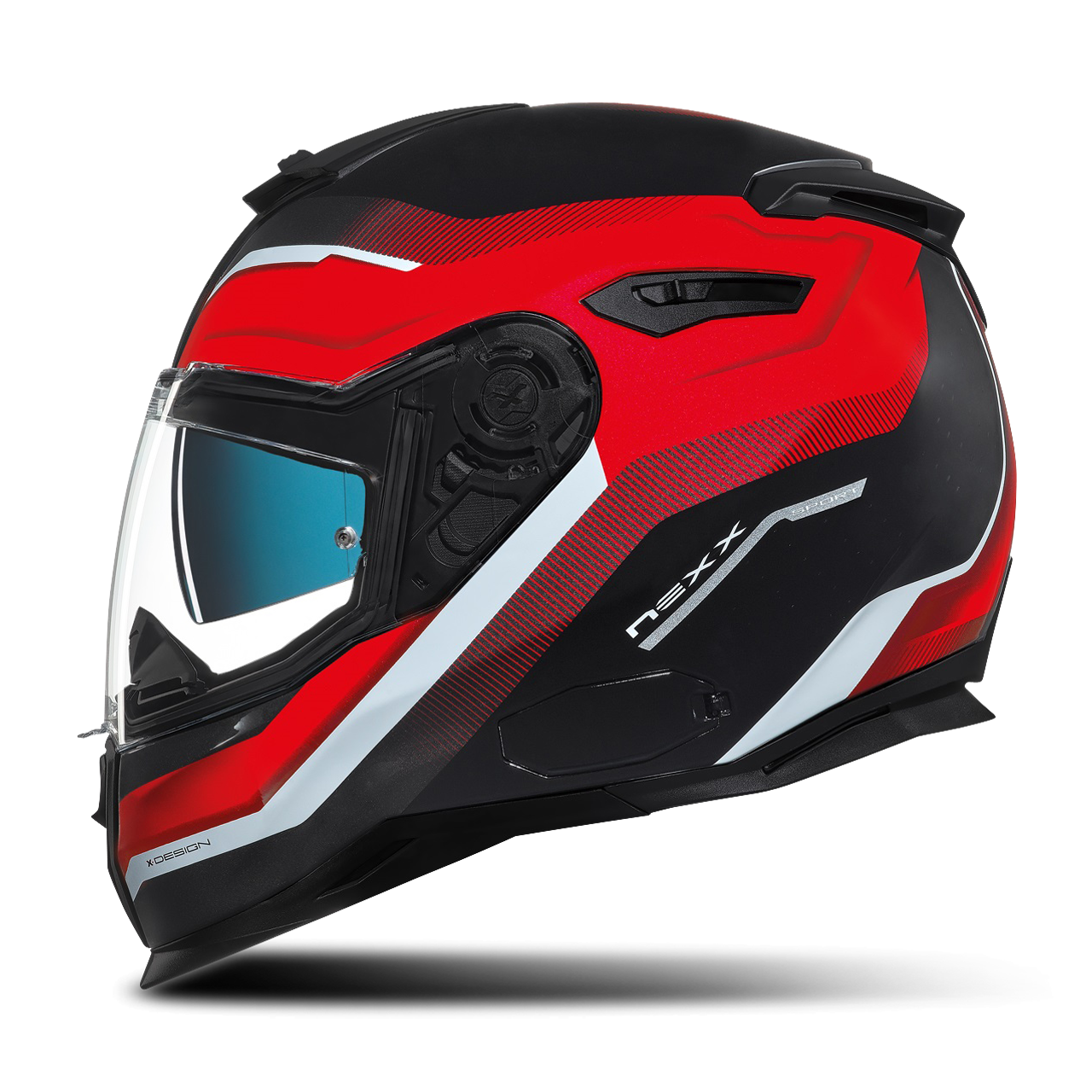 Nexx Casco Integrale  SX.100 Mantik Rosso-Grigio