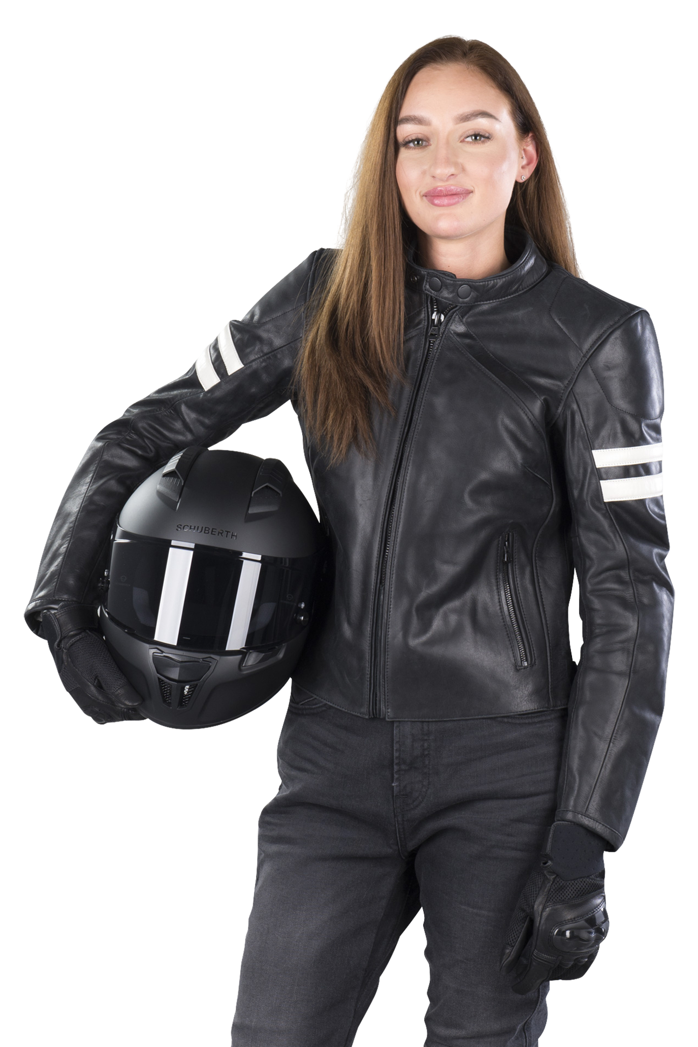 REV'IT! Giacca Moto Donna  Meridian Nero-Bianco