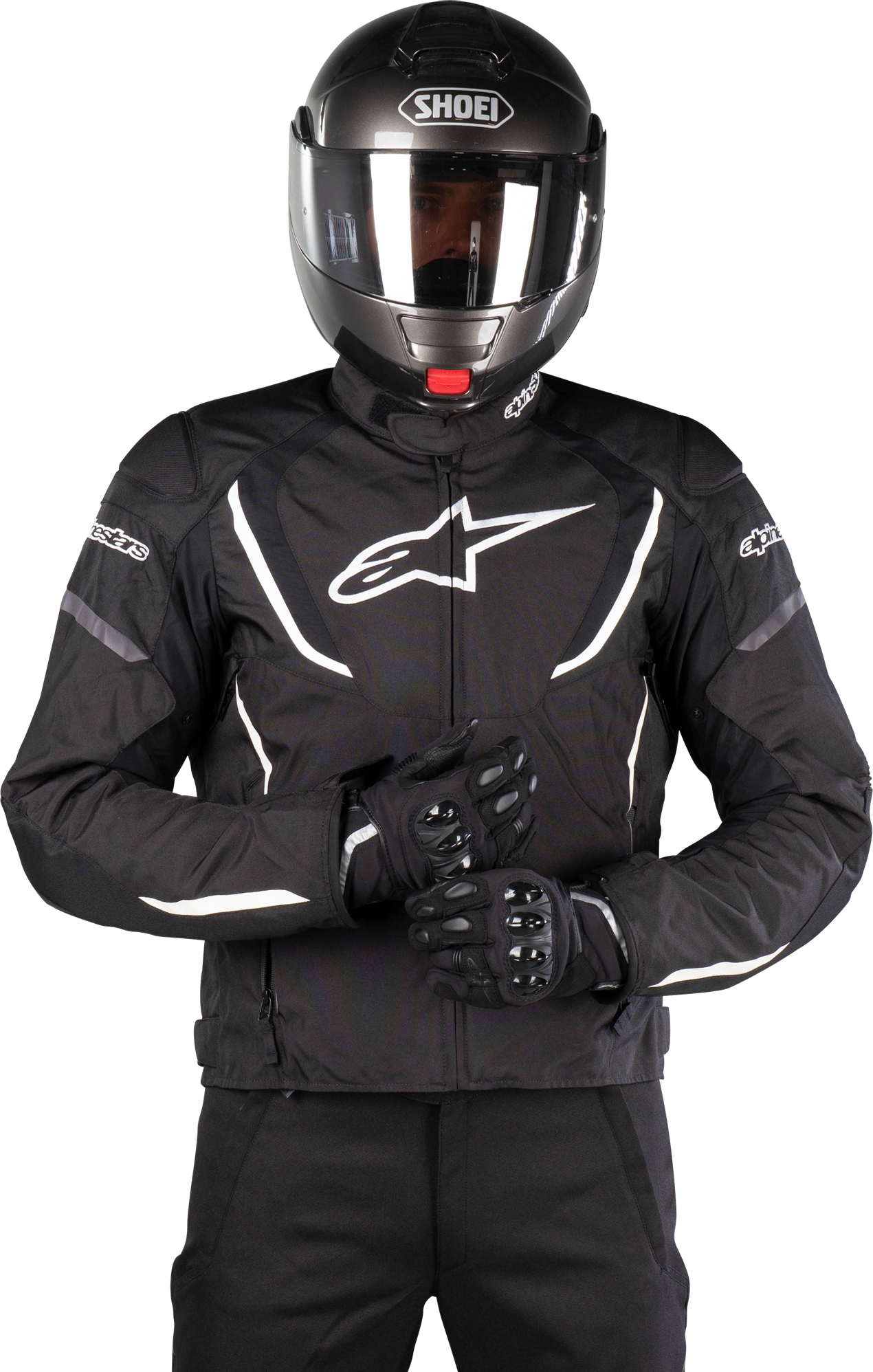 Alpinestars Giacca Moto  T-Jaws V3 Waterproof Nero-Bianco