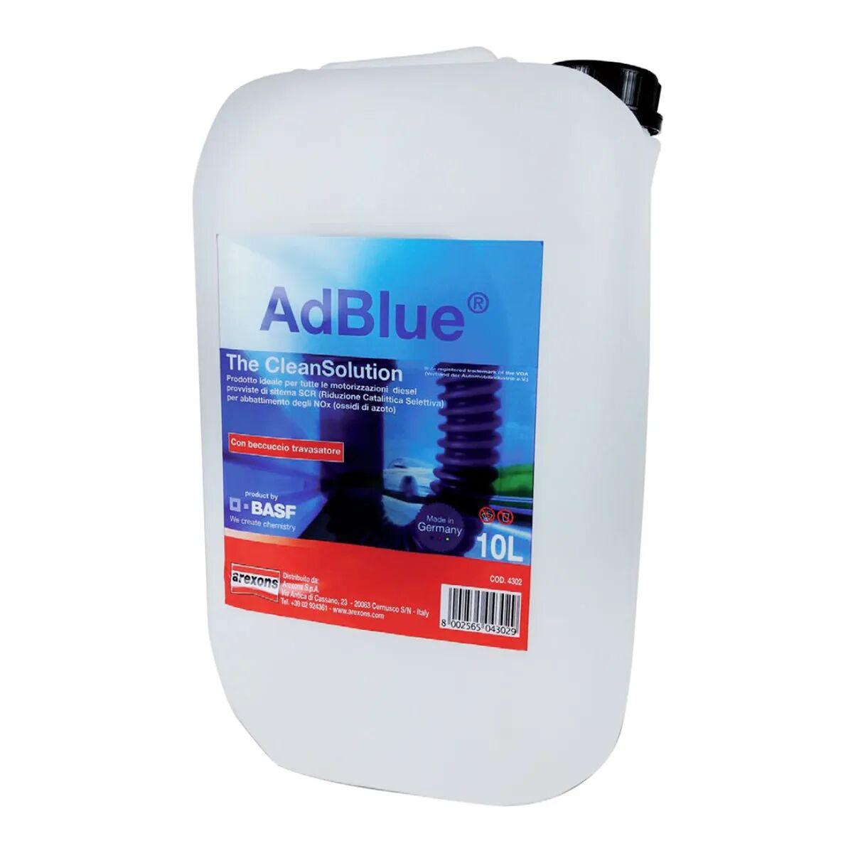 AREXONS Liquido Ad Blue 10 L  Con Beccuccio