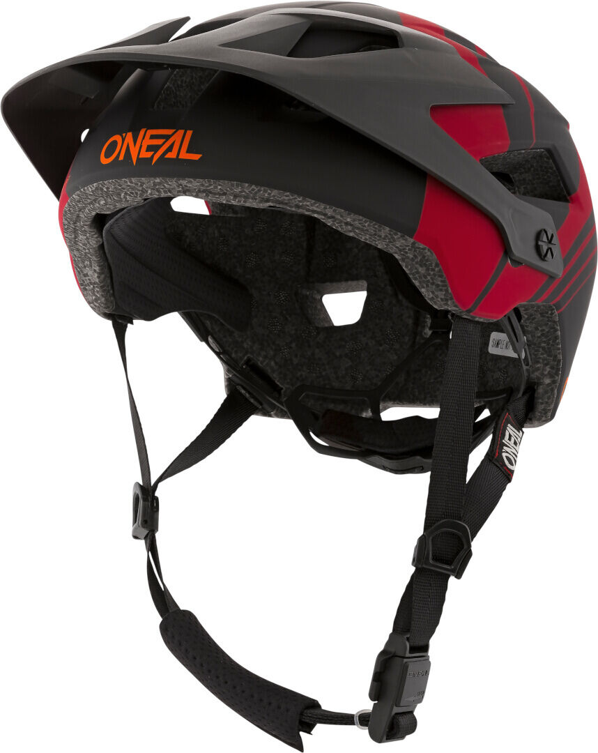 Oneal Defender Nova Casco da bicicletta Nero Rosso XS S M