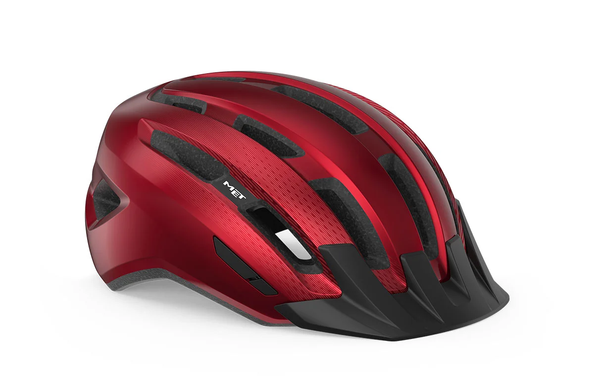 Casco MET Downtown mips rosso lucido 3HM137 RO1