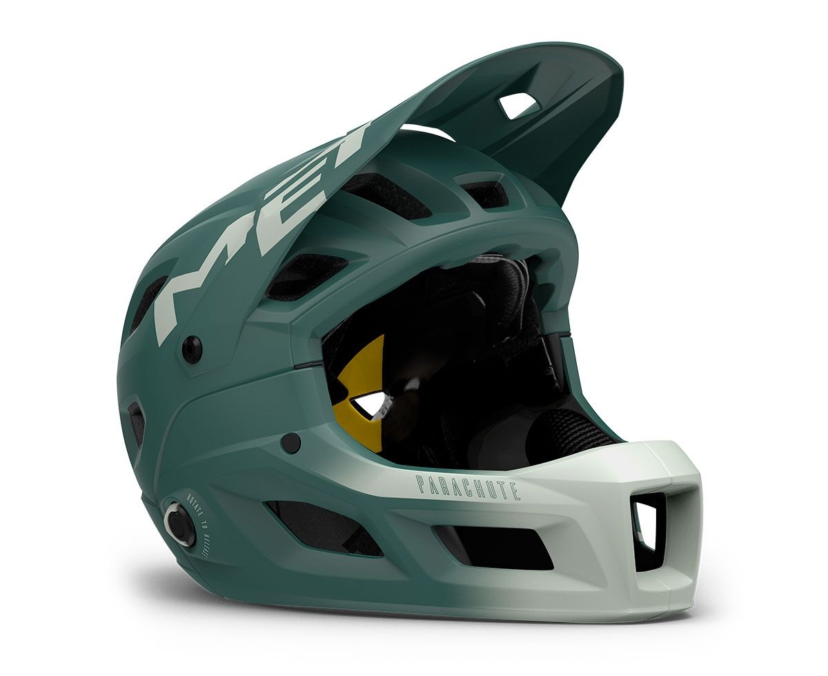 Casco MET Parachute mcr mips seaweed gray  opaco 3HM120 GN1