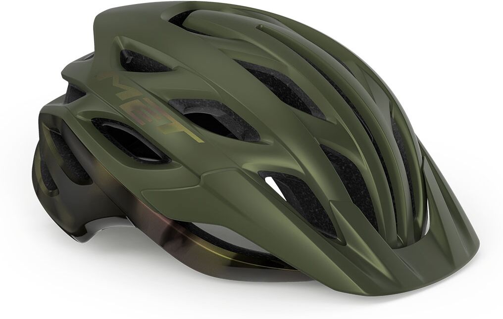 Casco MET Veleno mips verde oliva iridescete opaco 3HM142 VE1