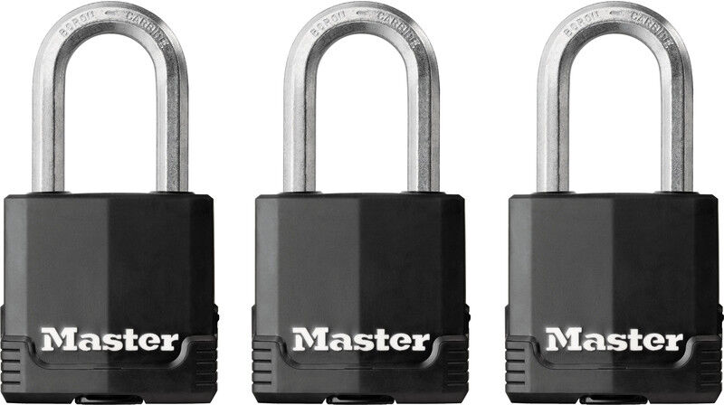 Master Lock excell®-hangslot 49 x 38 mm (3 Stuks)