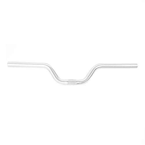 VGEBY Dilwe Fietsstuur, 25,4 mm x 520 mm fiets riser bar aluminiumlegering stuur voor Travel Cycling Race Trekkingfiets (zilverkleurig)