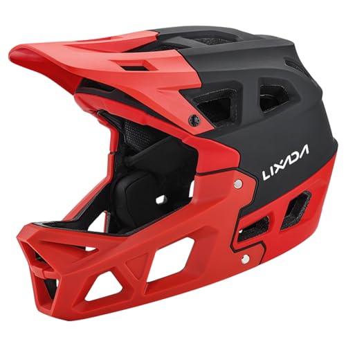 KOCAN Full Face Mountainbikehelm Volwassen Racing Downhill MTB-helm voor mountainbike