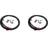 TAMOSH 2 x 2 m mountainbike racefiets remremremset voor Formula R1 R1R RX T1 Line buis banjo olie naald olijf set, rood