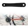 YHG Bike Crank Arm, 170mm Bike Crank Arm, Bike Aluminum Alloy Left Single Chain Crank Arm Replacement for Road Bike, Mountain Bike, Folding Bike, Fixed Gear Bicycle