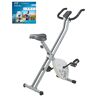 Cadence Unisex E-SMARTFIT 150 opvouwbare fiets, wit en zilver inclusief 1 jaar iFIT lidmaatschap