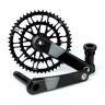 YLME Koolstof Crankstel, 170 Mm Carbon Crankstel Voor Racefiets GXP Direct Mount-Crankstel Met Enkele/Dubbele Schijf,52T