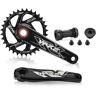 GHFQJUDN Crankstellen 170mm Mountainbike Crankstel Hollow Geïntegreerde Crank Arm Set 32T 34T 36T 38T Enkele Kettingblad GXP Crankstel Met