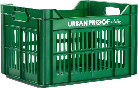 Urban Proof fietskrat 30 liter polypropyleen groen