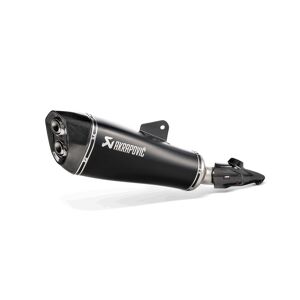 Akrapovic Slip-On Linje Titan Bakre Lyddemper  Svart Grå