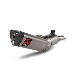 Akrapovic Slip-On Linje Titan Bakre Lyddemper  Sølv