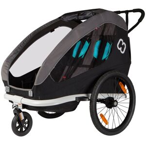 Hamax Traveller incl. Bicycle Arm & Stroller Black/grey OneSize, Black/Grey