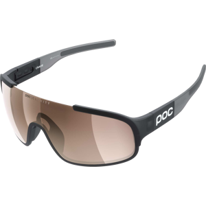 POC Crave Uranium Black/Clarity MTB Silver Mirror OneSize, Uranium Black Translucent/Grey